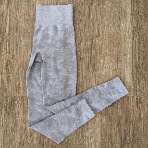 Gymshark Lilac Camo Seamless Leggings 